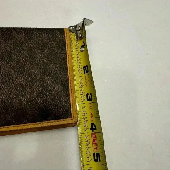 Celine Wallet Long Bi Fold Wallet Macadam Brown Woman unisex - Picture 16 of 16